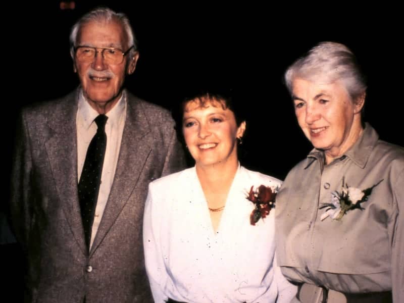 Man and two women at wildlife event