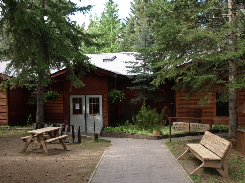 Main entrance of old wildlife centre