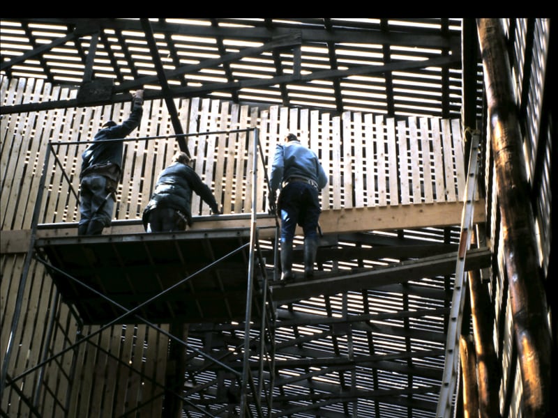 Construction of raptor cage